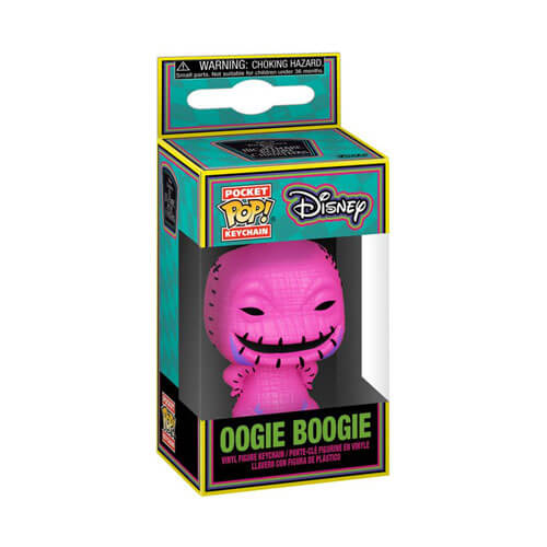 Nightmare Before Christmas Oogie Black Light Pop! Keychain