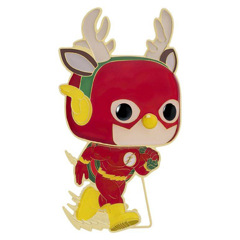 DC Flash Holiday 4" Pop! Enamel Pin