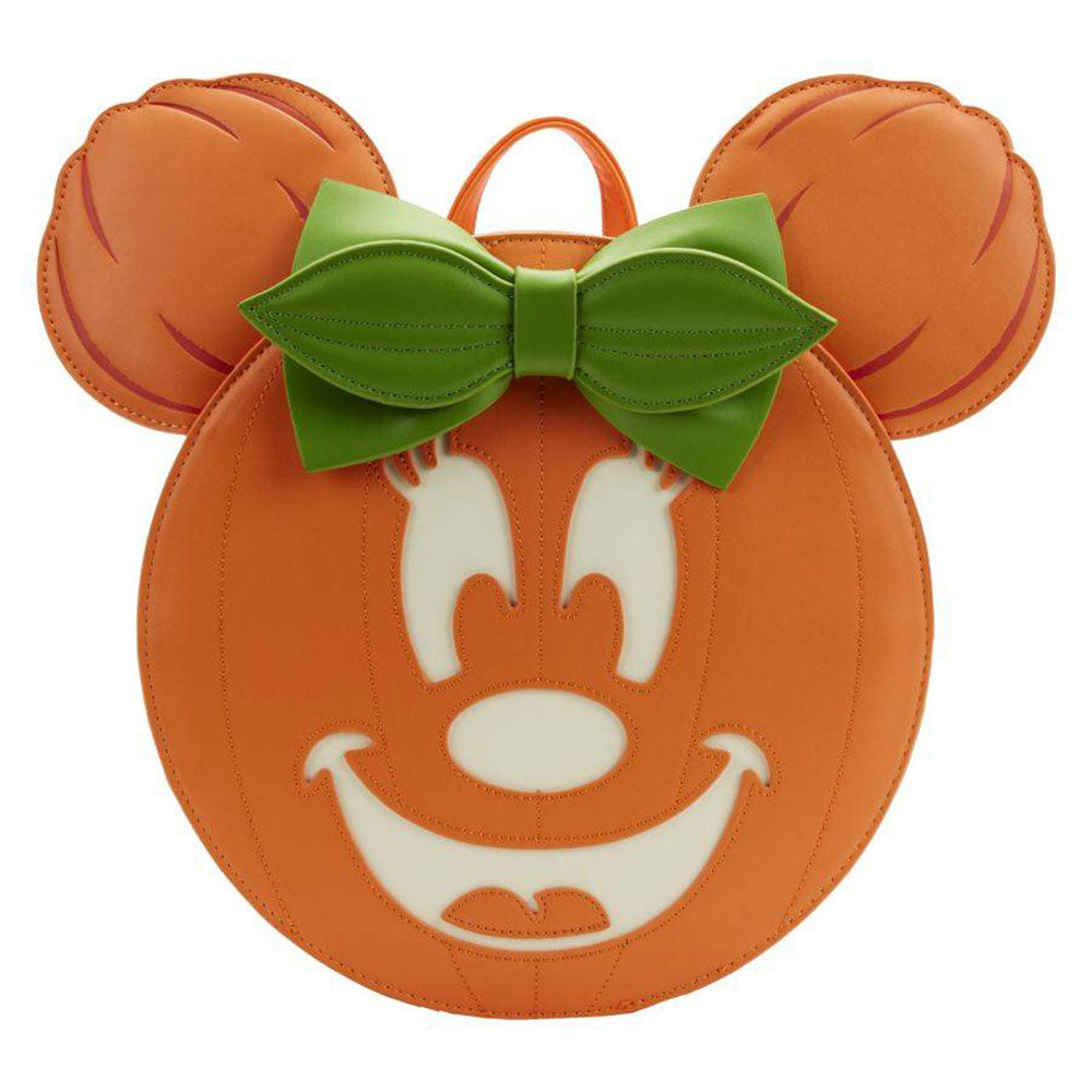 Disney Minnie Mouse Pumpkin Glow Face Mini Backpack