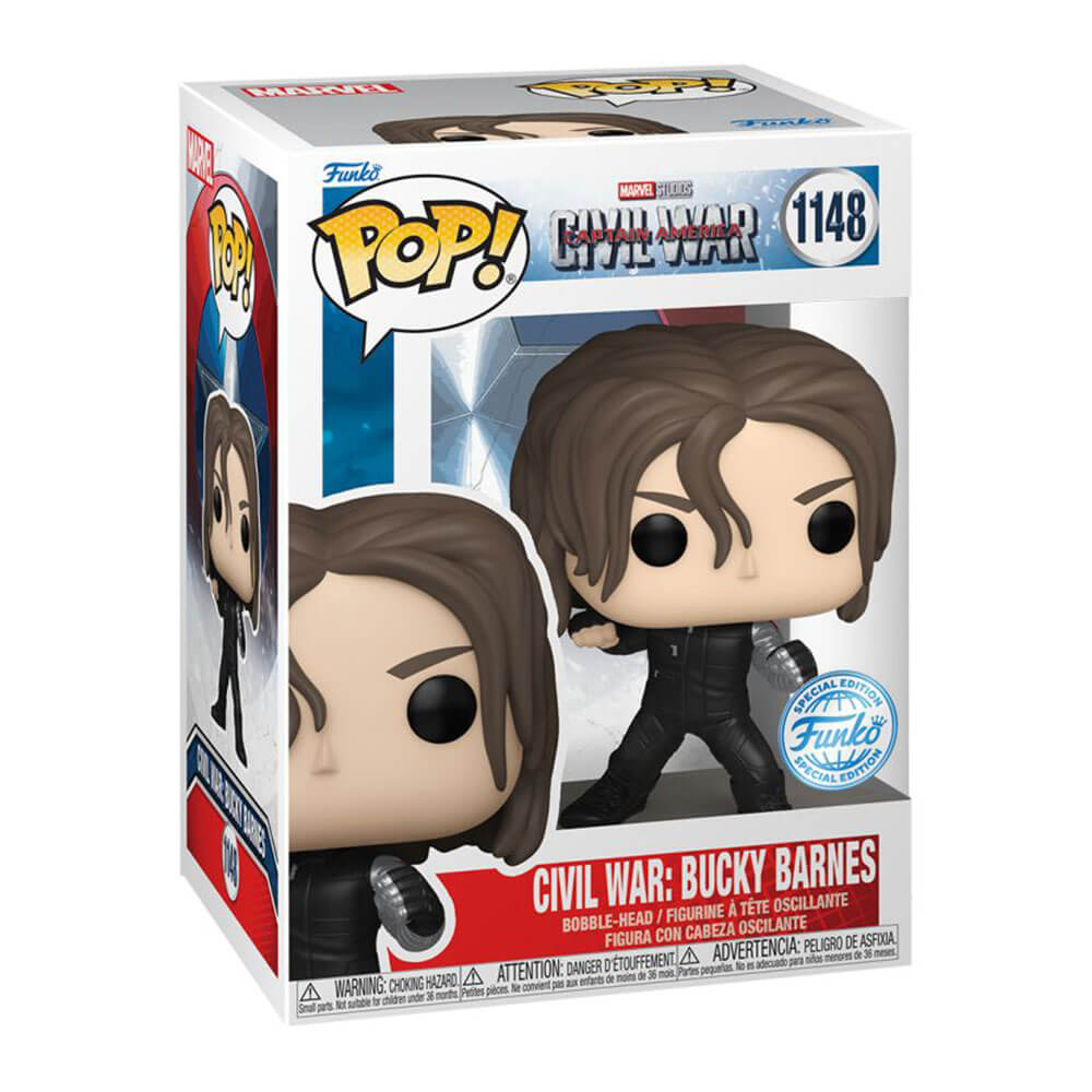 Captain America 3 Bucky Barnes Build-A-Scene Pop! Vinyl