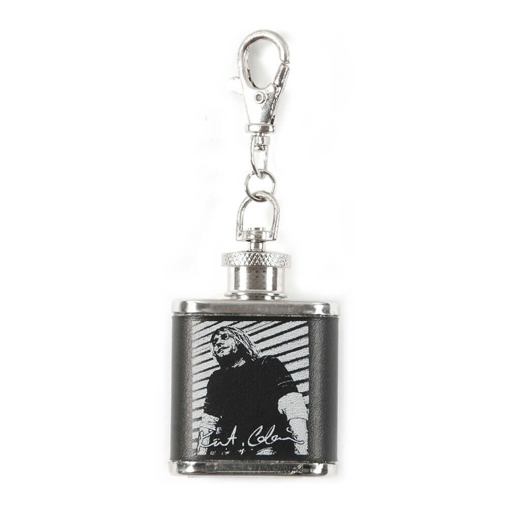 Kurt Cobain Flask Keychain