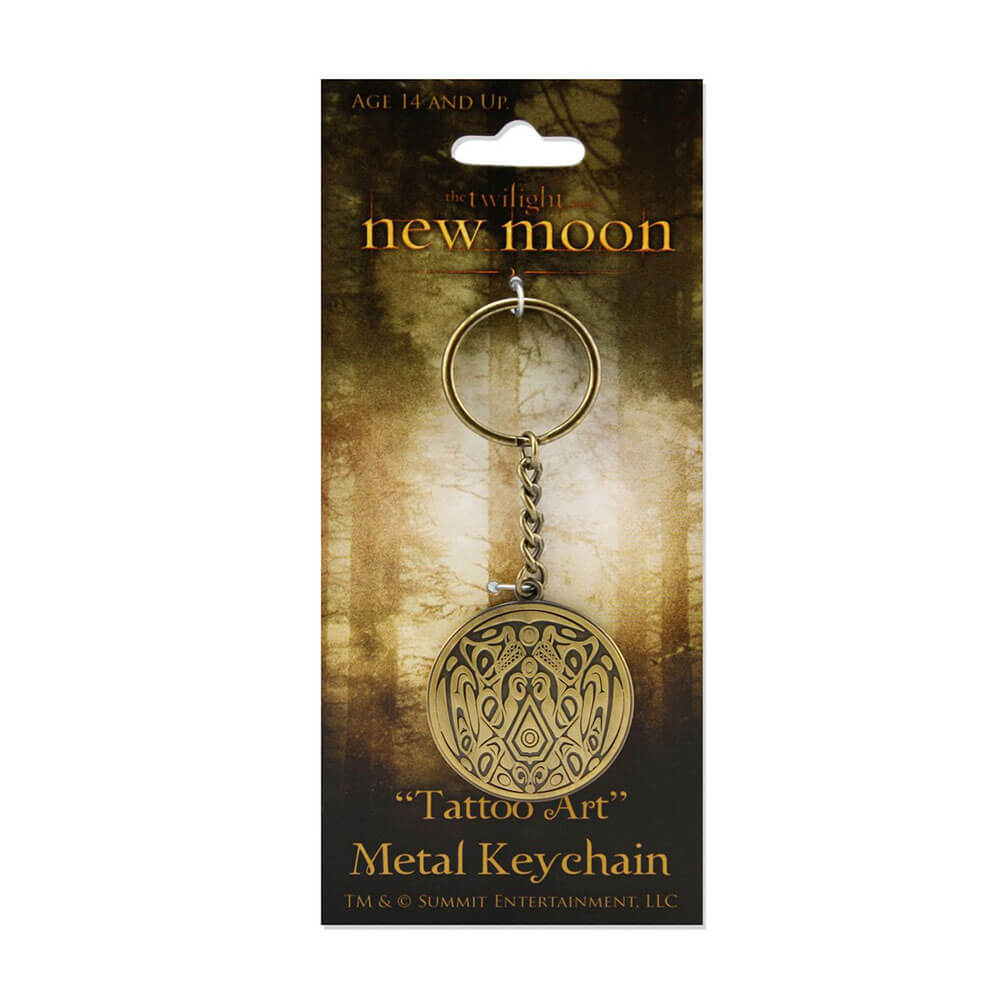 The Twilight Saga New Moon Keychain Metal Tribe Tattoo Art