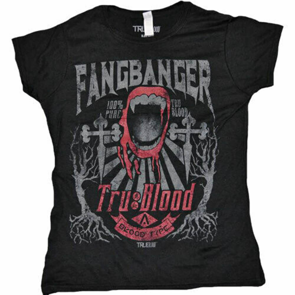 T-shirt féminin True Blood Fangbanger