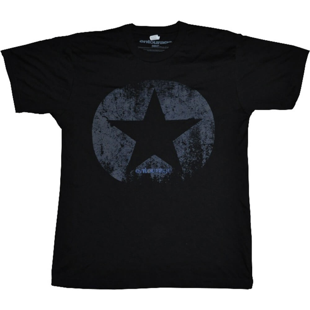 ENTOURAGE STAR BLACK BLEND MALE Tシャツ