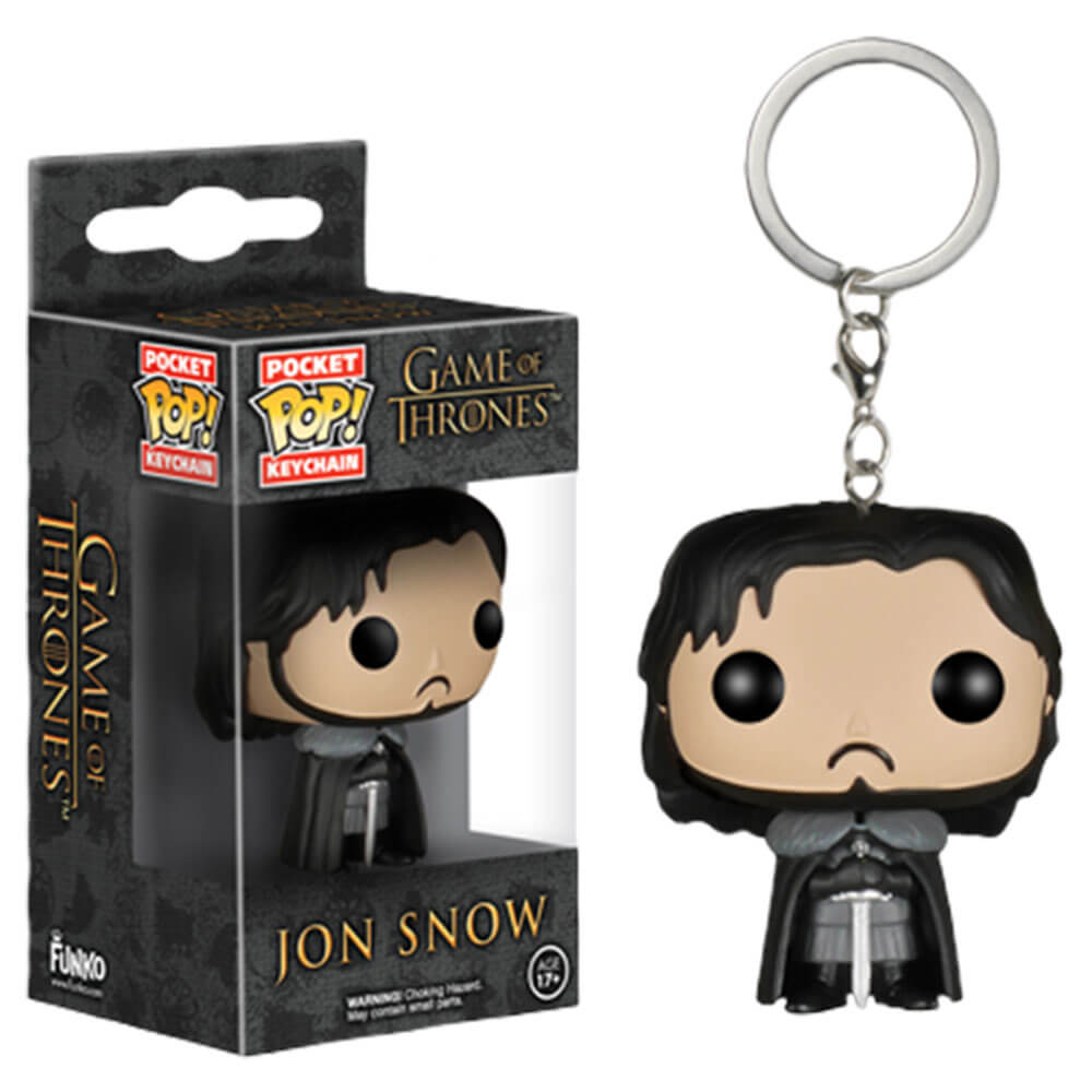 Game of Thrones Jon Snow Pocket Pop! Keychain