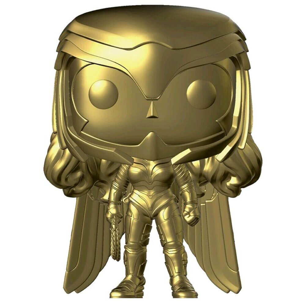 Wonder Woman 1984 Power Pose Gold Chrome US Ex. Pop