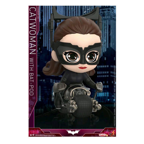 Batman Dark Knight Rises Catwoman with Batpod Cosbaby Set