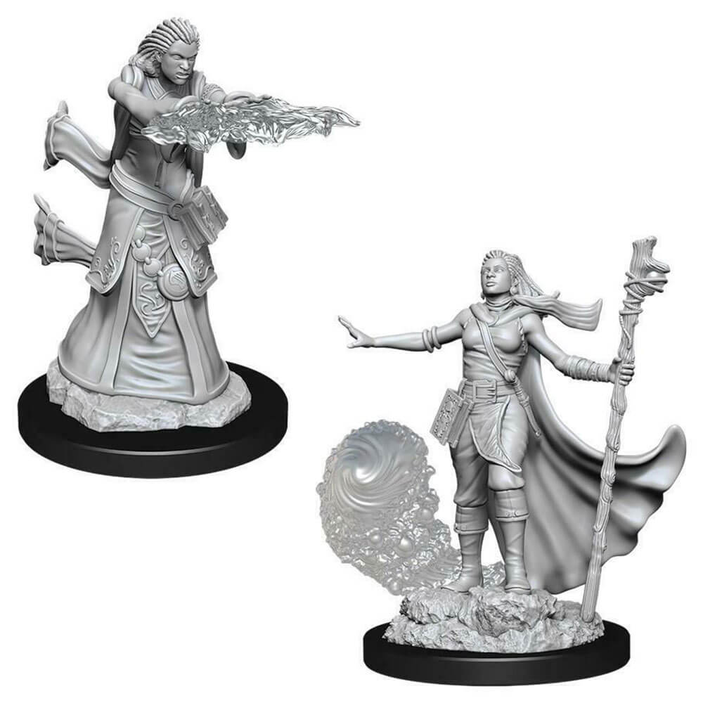 D&D Nolzur’s Marvelous Unpainted Minis Female Human Wizard