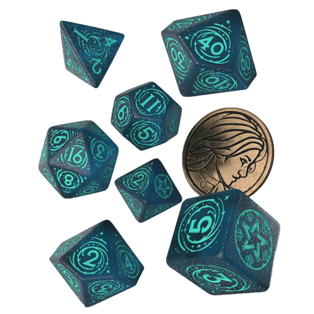 De Witcher Dice set Yennefer