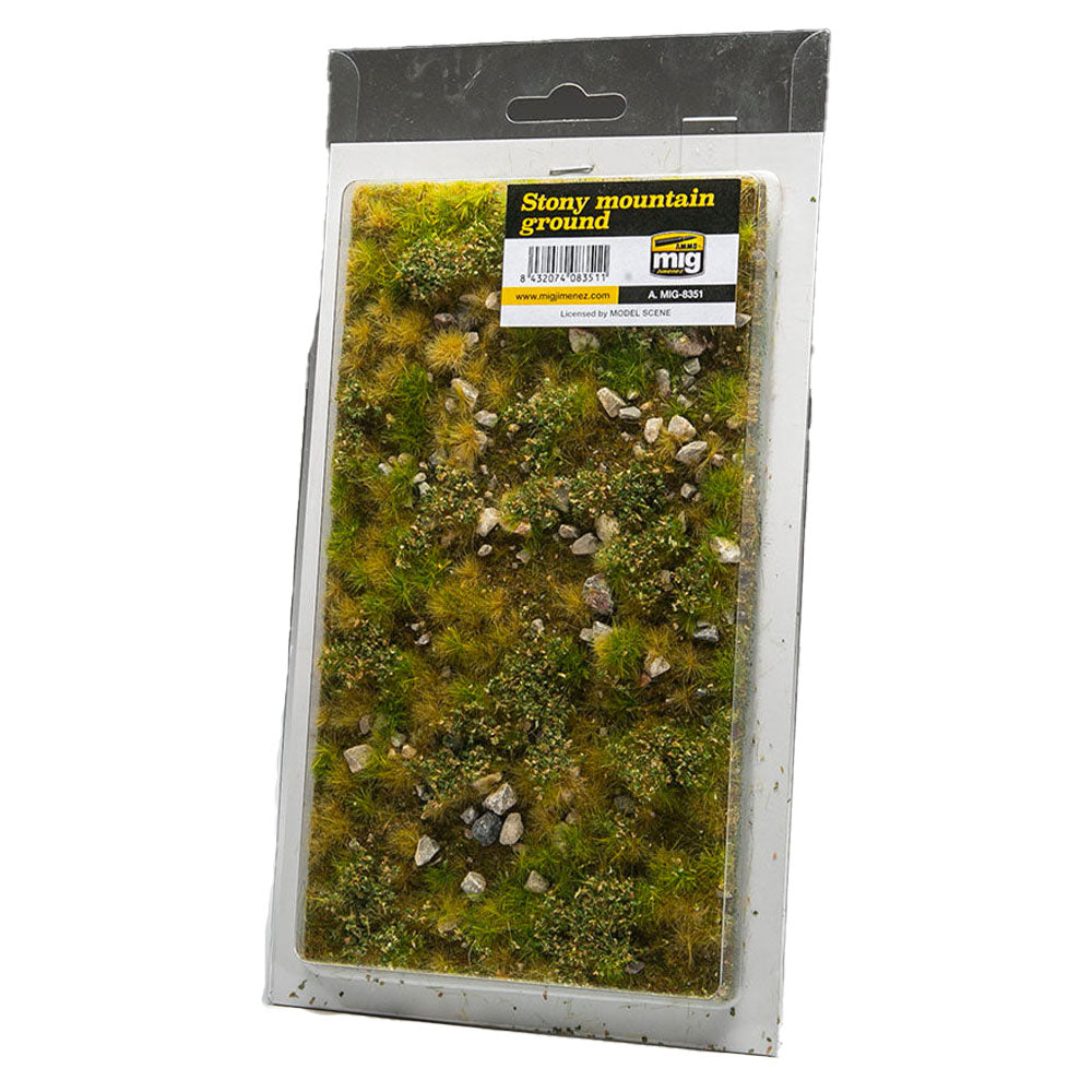 Mig Dioramas Stony Mountain Grass Matによる弾薬