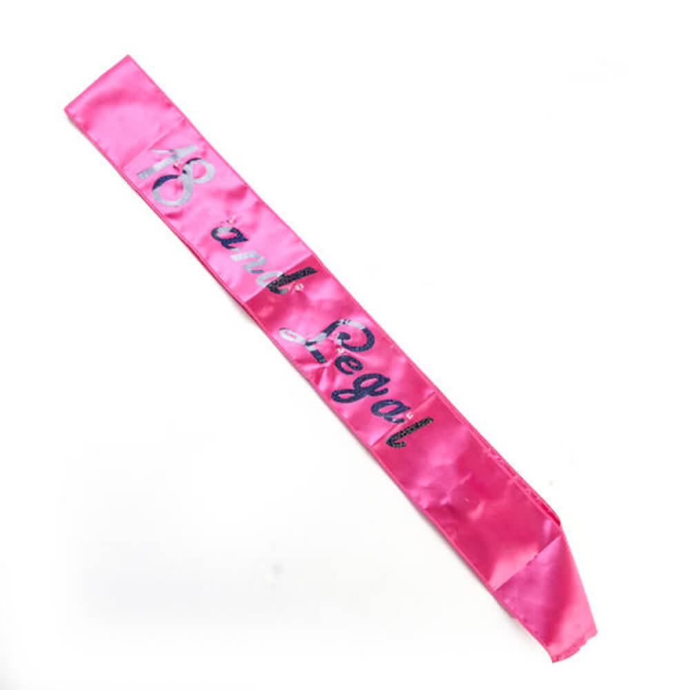 Hot Pink Flashing Sashes