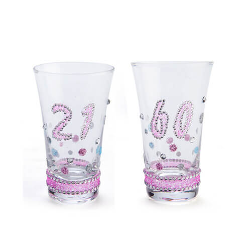 Birthday Sparkle Shot Glass