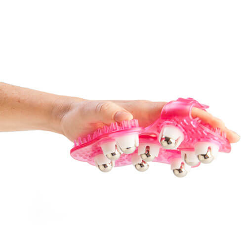 Pink Massage Glove