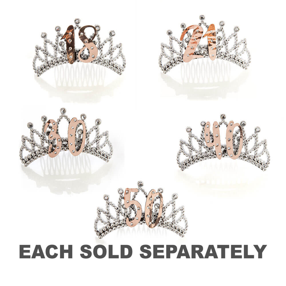 Rose Gold and Silver Tiara