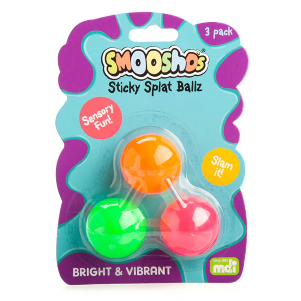 Smooshoの粘着性のスプラットBallz（3のセット）