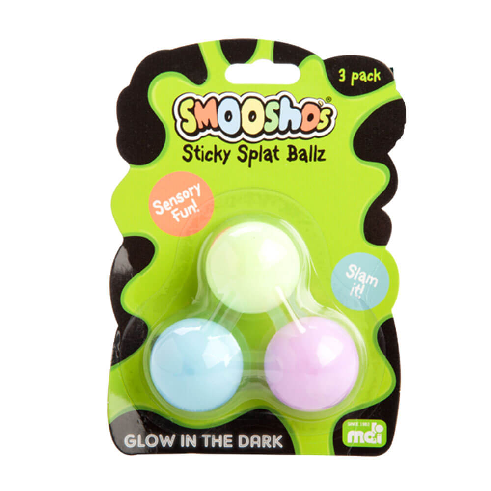 Smooshoの粘着性のスプラットBallz（3のセット）