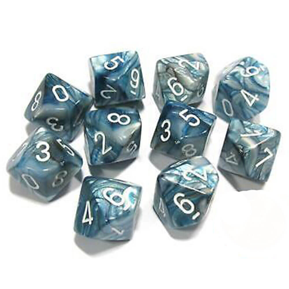 Chessex D10 Set Lustrous Polyéddral