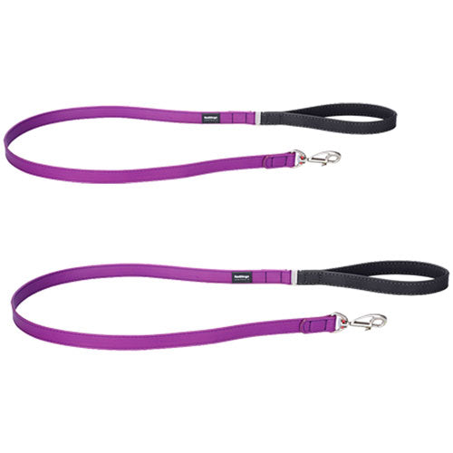 Elegant Vegan Leather Dog Lead (Purple)