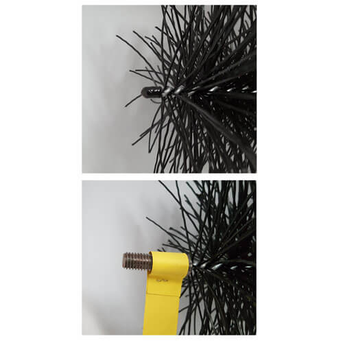 FireUp Polypropylene Flue Brush 5" Head for Flexi Flue Kits