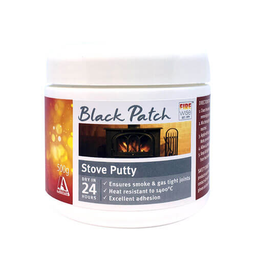 RubbedIn Black Patch Stove Putty