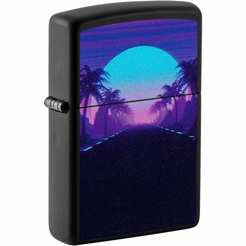 Zippo Sunset Black Light Design Lighter