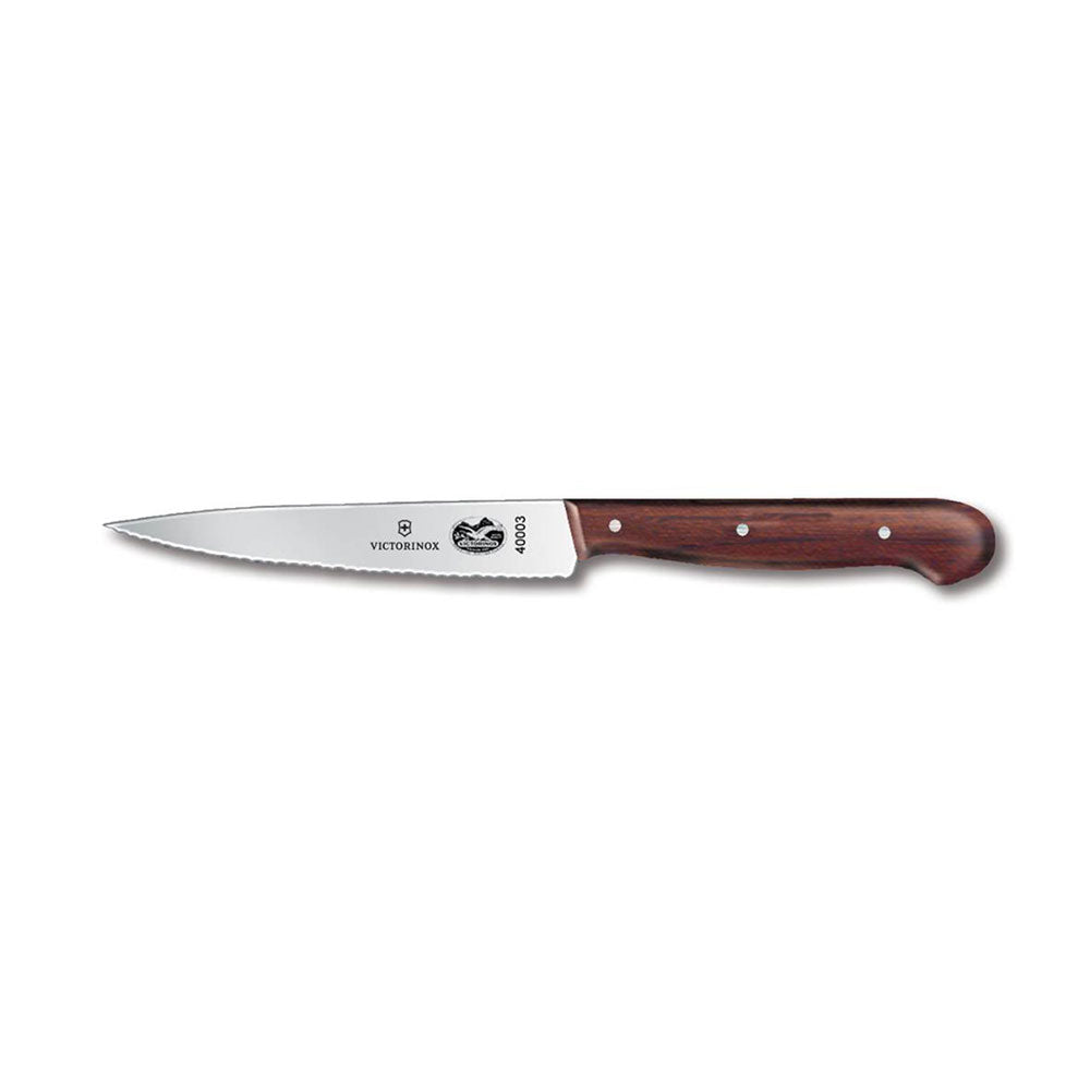 Victorinox Cooks Wavy Edge Carving Knife (Rosewood)