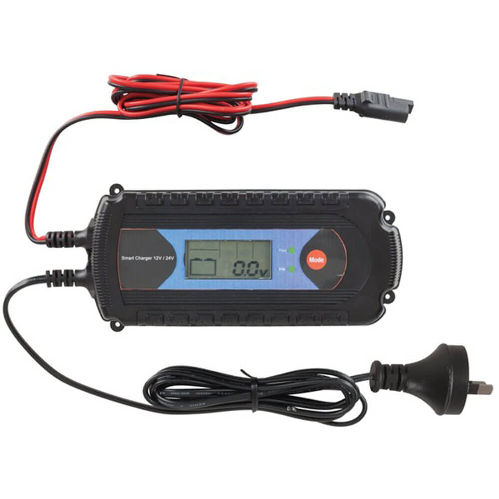 12V 7.2A/24V 3.6A 9 State Battery Charger