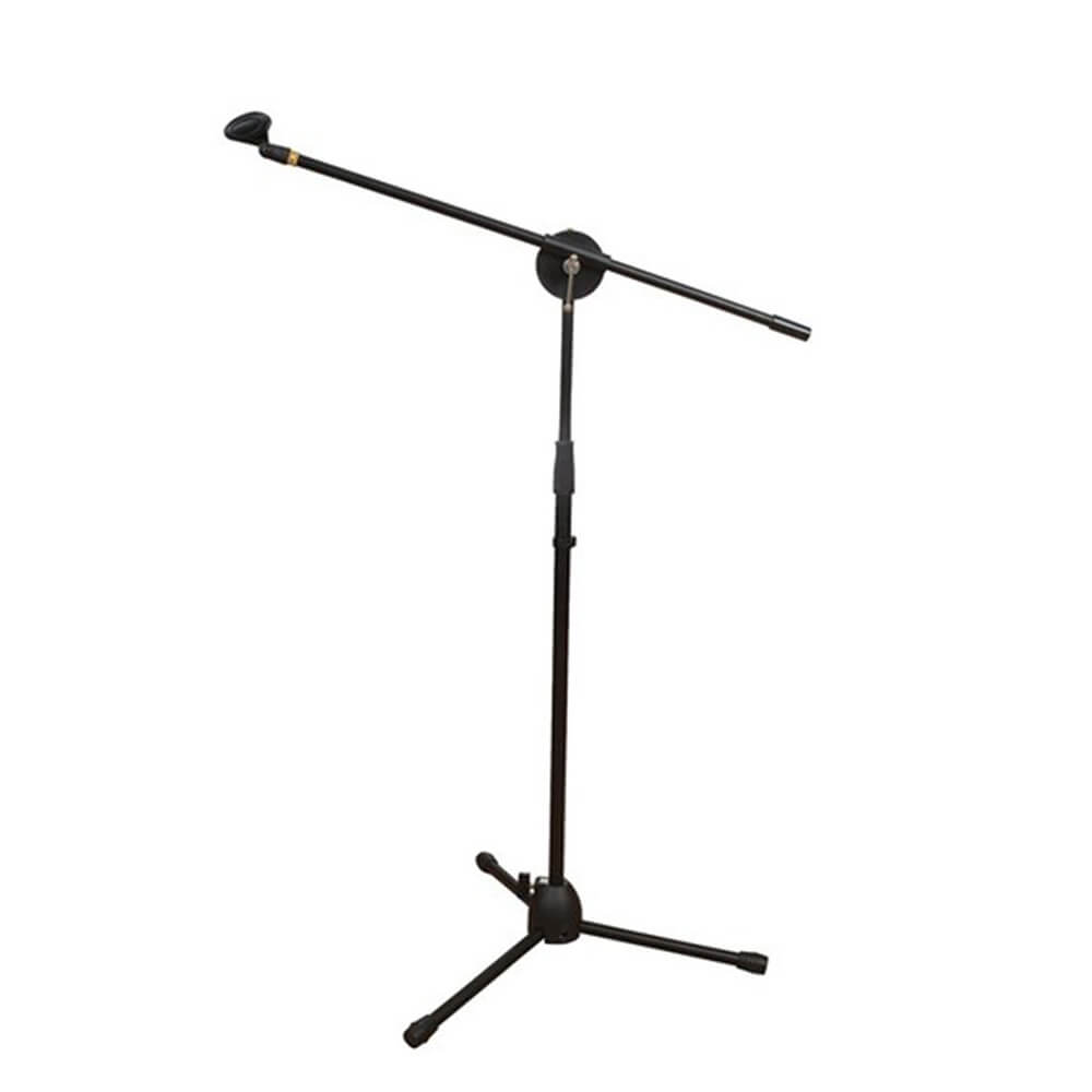 HQ Professional Mic Stand w/ Adjustable Boom (Black)