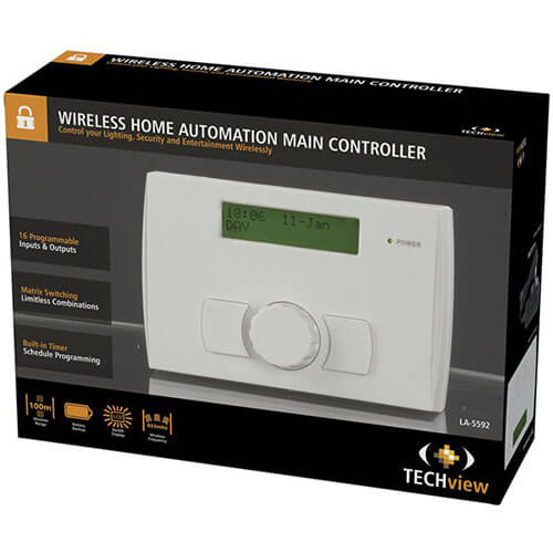 LCD Display Alarm Controller for Home Automation Systems