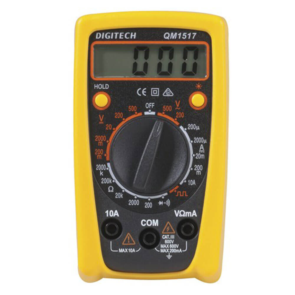 Economy Digital Multimeter with Data Hold (CatIII)