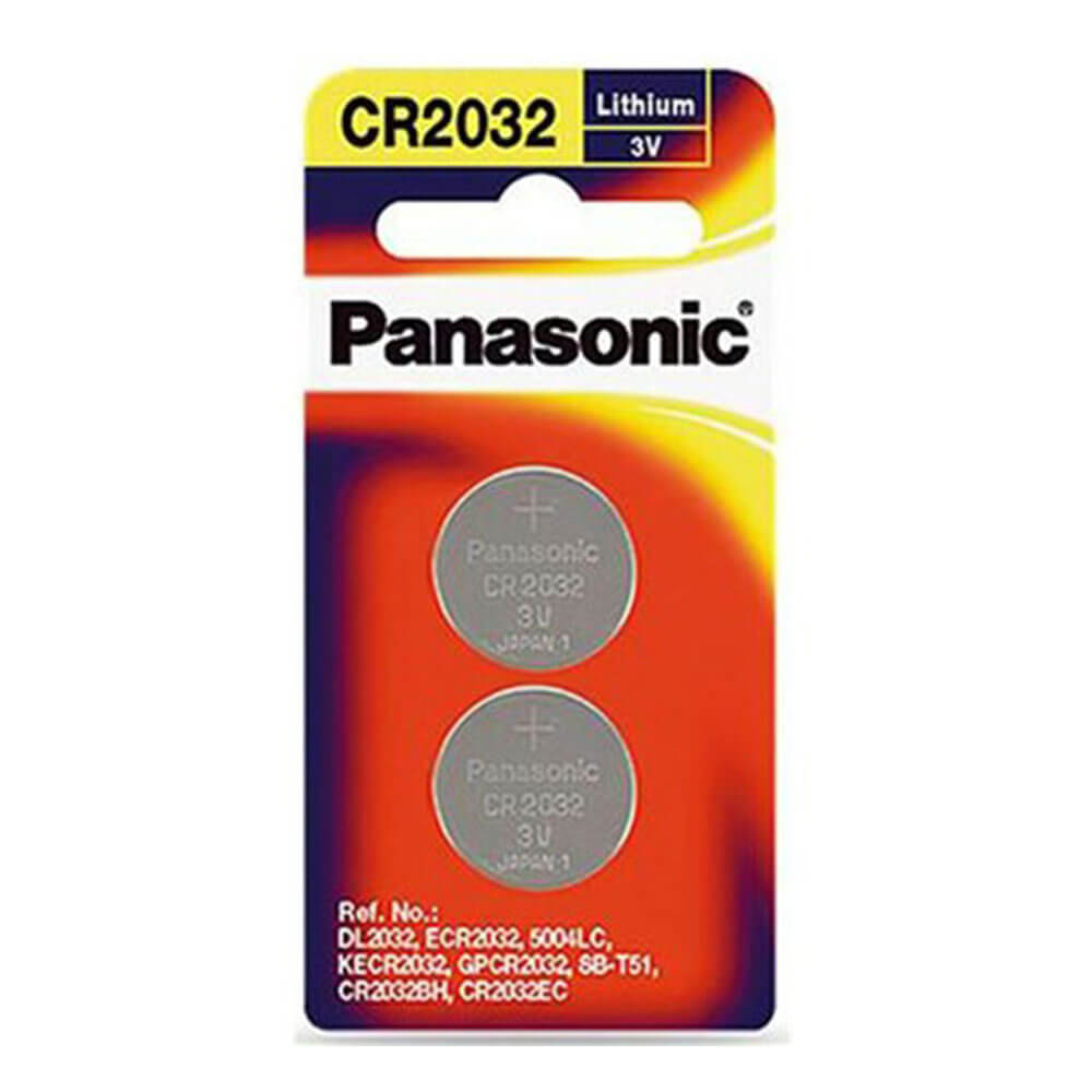 2 pack Panasonic Lithium Bouton Battery 3V