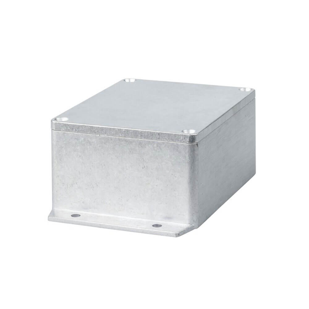 Caja de aluminio sellada con brida