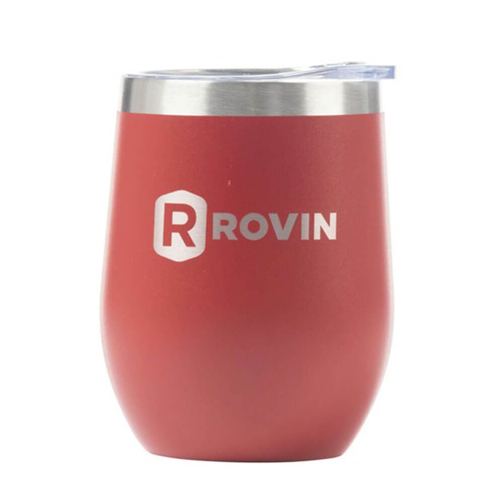 Rovin Edelstahlbecher mit Deckel (350 ml)