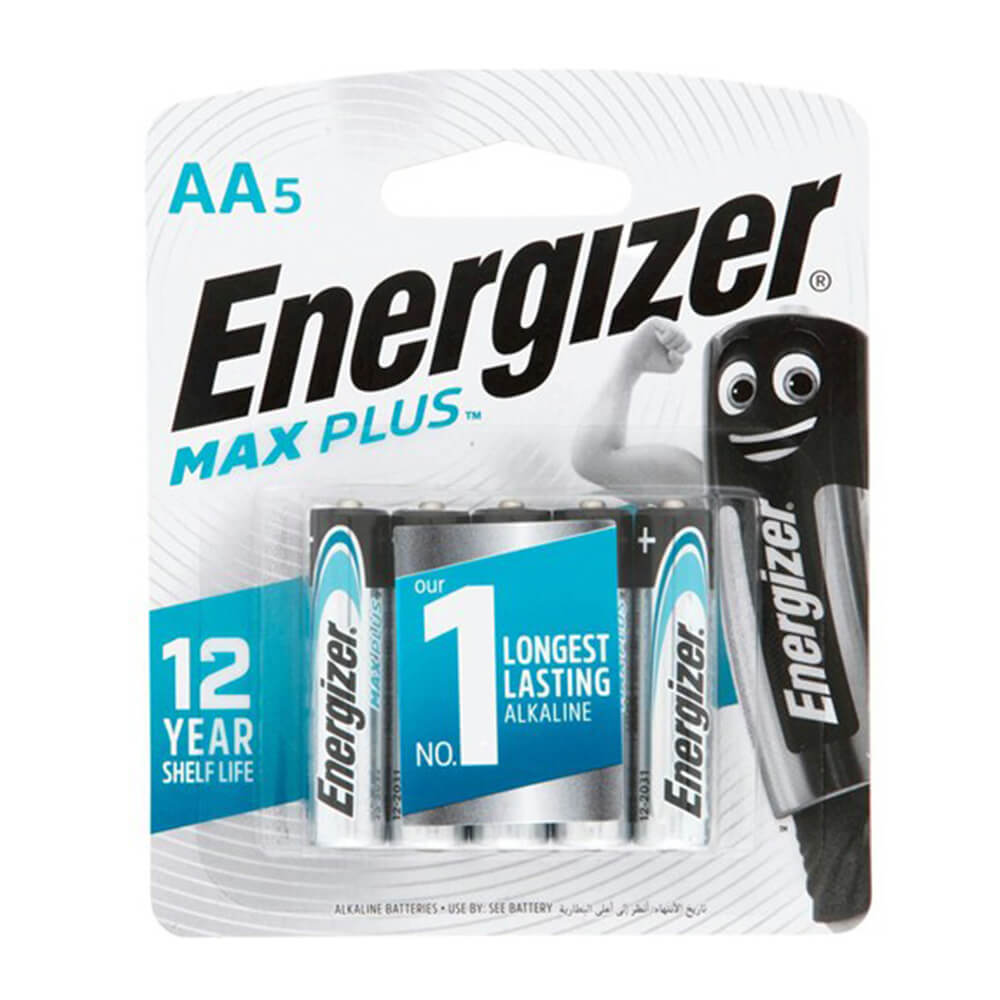 Energizer Max Plus Batteries 1.5V (5PK)