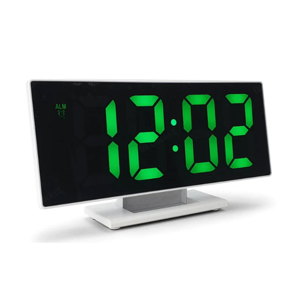 Réveil en miroir LCD 19cm 19cm