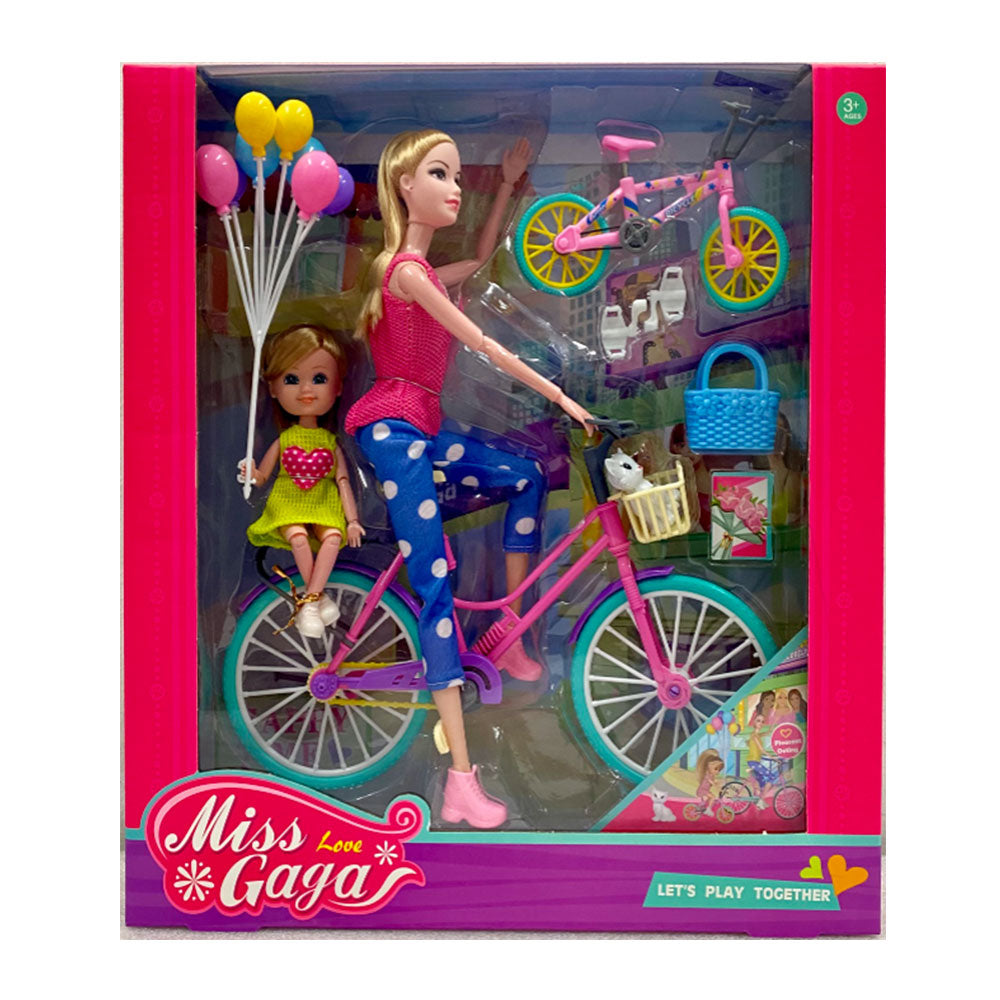 Miss Gaga Doll Set met huisdieren en accessoires