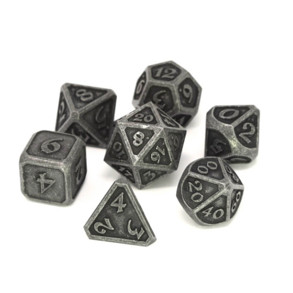 Zestaw metalowy Dice Polihedral miticka