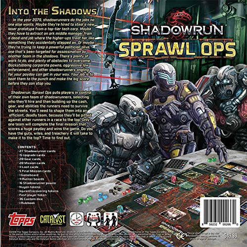 Shadowrun Sprawl Ops Board Game