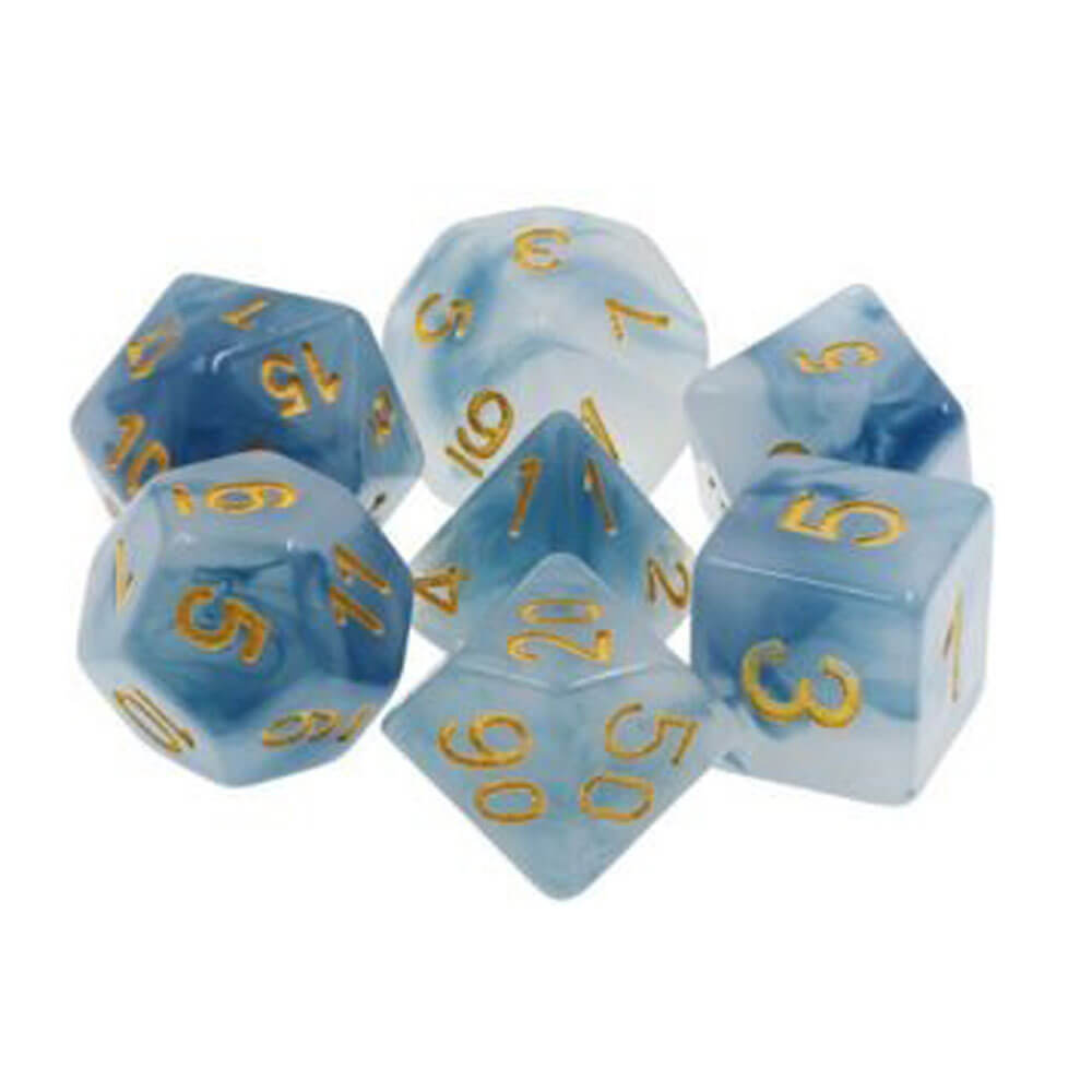 TMG Dice Stormcaller Blue Jade Opaque (Set of 7)