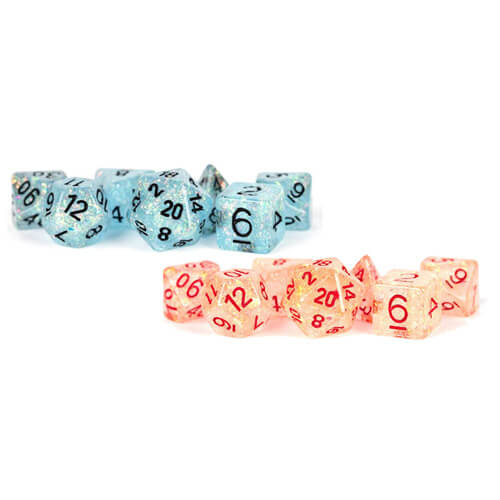 MDG Resin Flash Dice Set 16mm Polyhedral