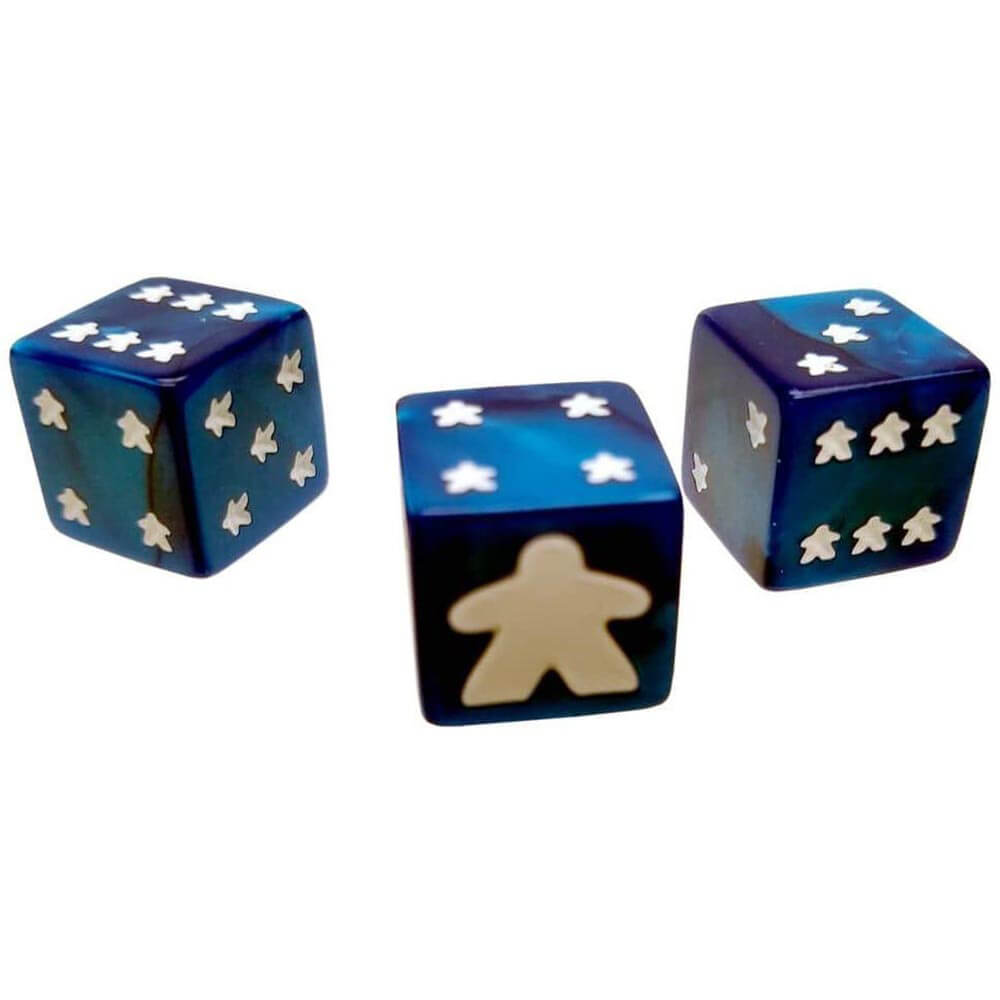 Meeple d6 terning sæt