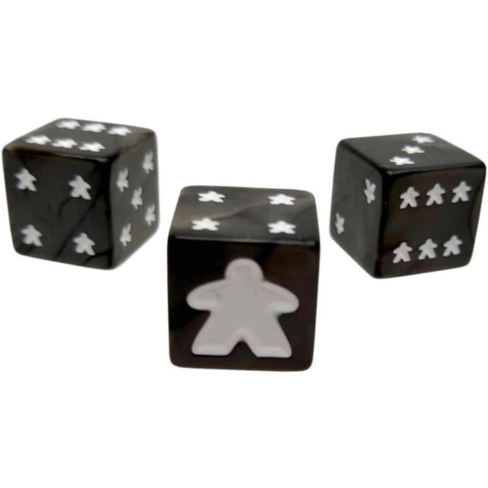 Meeple D6 terningsett