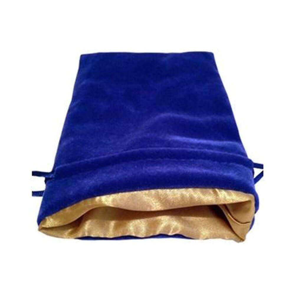 MDG Velvet Dice Bag (met gouden satijnen voering)