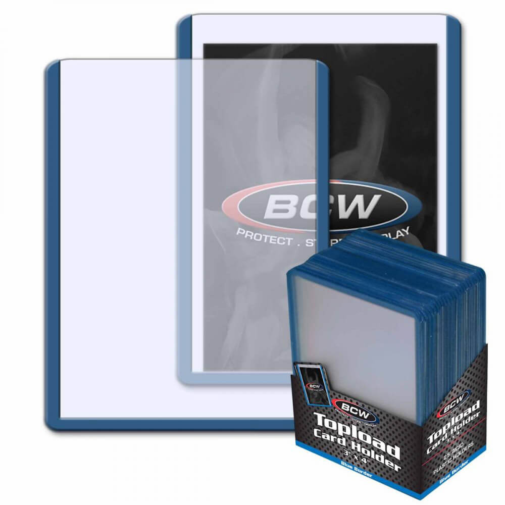 BCW TOPLOAD -kort Holder Border (3 "X 4")