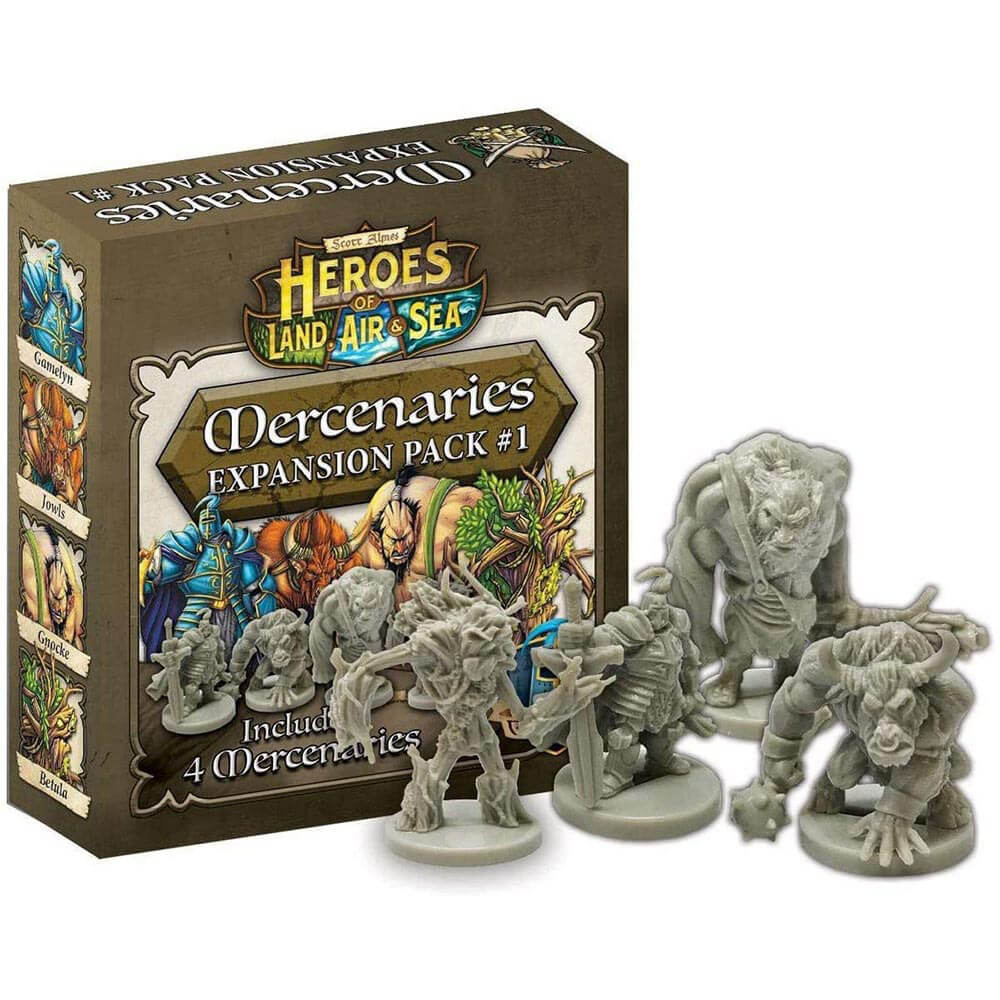 Heroes of Land, Air & Sea Mercenary Pack 1 Board Game