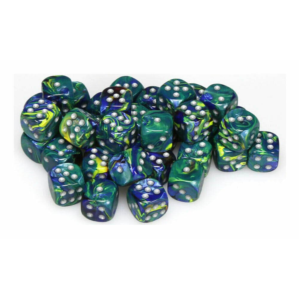 D6 Dice Festive 12mm (36 dadi)