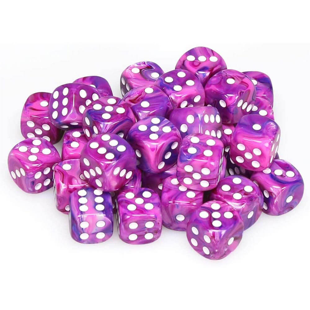 D6 Dice Festive 12mm (36 dadi)