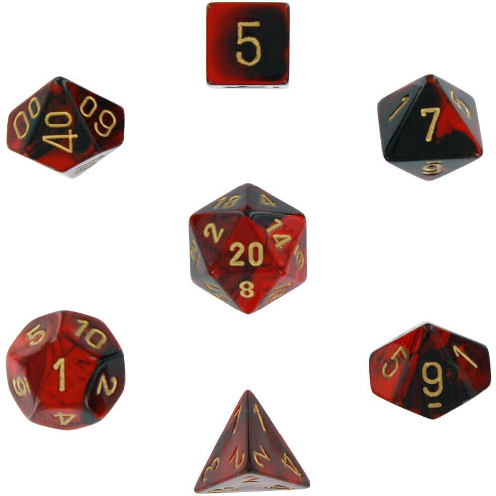 D7 Die Set Dice Gemini Poly (7 DICE)