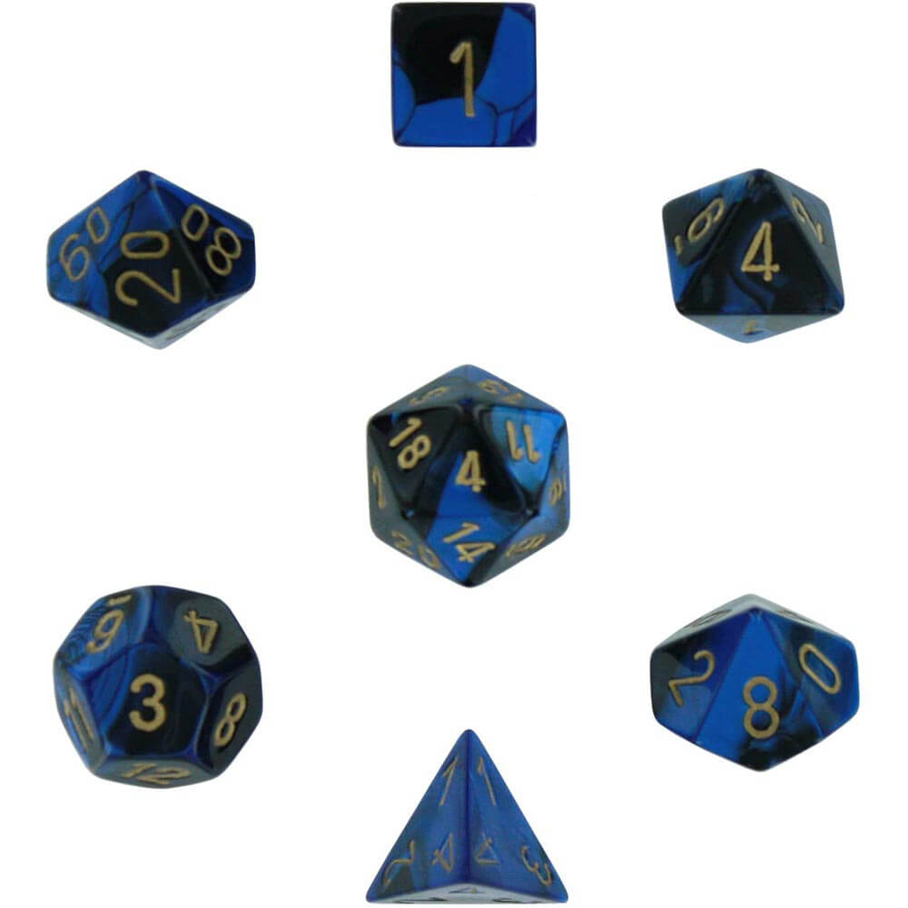 D7 Die Set Dice Gemini Poly (7 dobbelstenen)