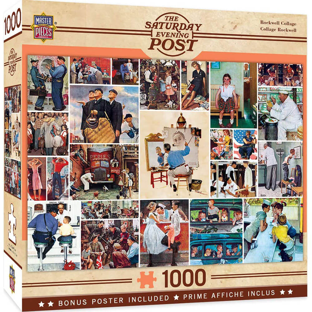 Das 1000-teilige Puzzle „Saturday Evening Post“.